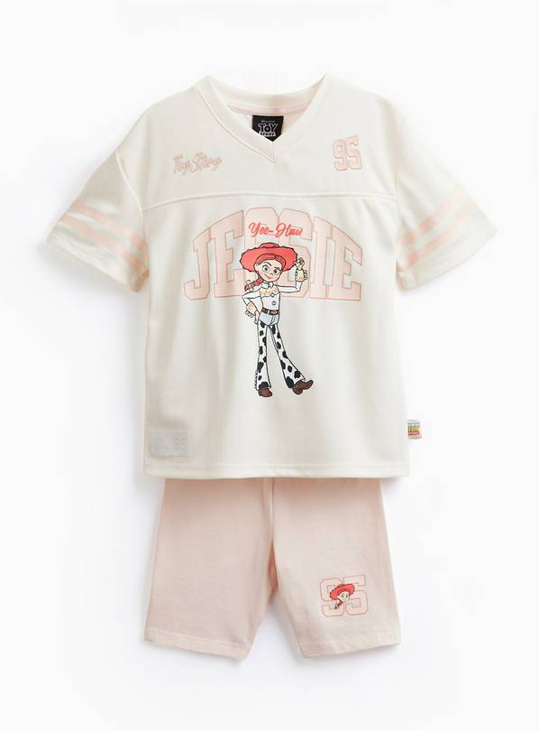 White Toy Story Print T-Shirt & Shorts Set 4-5 years